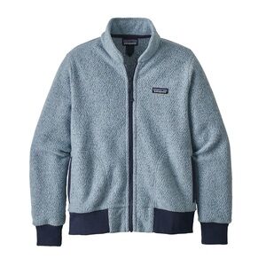 Patagonia Wool Full-zip Sweatshirt Blue